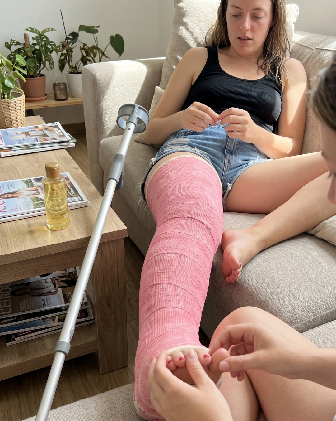 The Cast as a Form of Self-Care: Why a Slow Day in a Long Leg Cast Can Feel Like a Reset