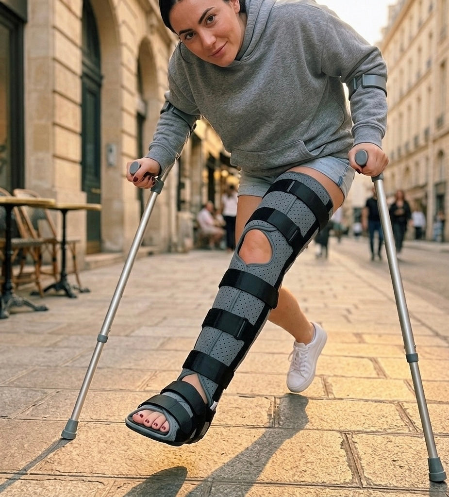 THE LLC BRACE — Full Leg Immobilizer