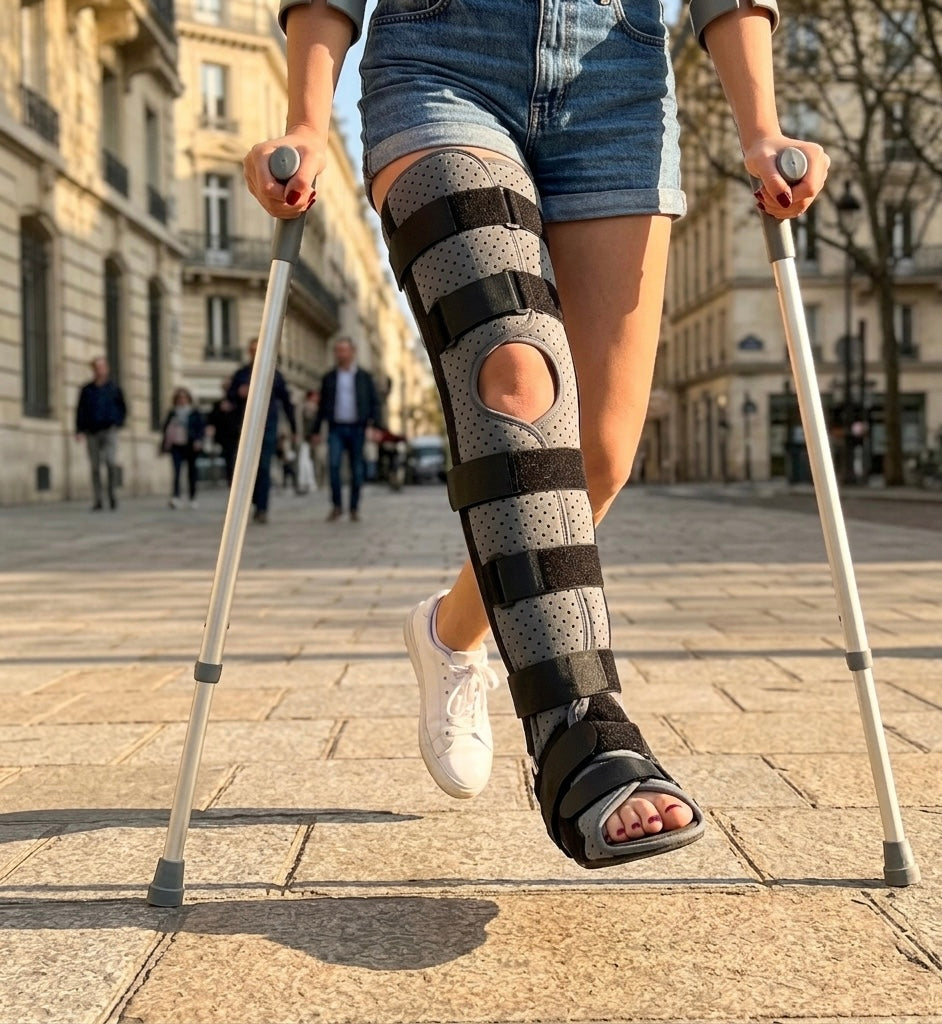 THE LLC BRACE — Full Leg Immobilizer